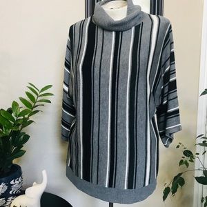 NY&Co XL Slouchy Turtleneck Dolman Sleeve Sweater
